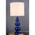 Metal Modern table pendant lamp in chrome and blue finish